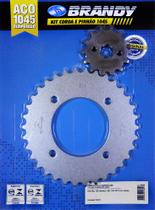 Kit Relação Honda Biz 125/ Honda Biz 100 2013 Em Diante Brandy - Sem Corrente Kit Relação Honda Biz 125/ Honda Biz 100 2013 Em Diante Brandy - Sem Corrente