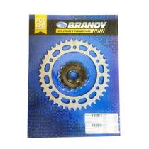 Kit Relação Honda CBR 600RR 2007 até 2016 Brandy - Sem Corrente