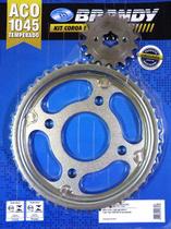 Kit Relação Honda Titan 150 até 2014 / Fan 150 2014 Em Diante Brandy - Sem Corrente Kit Relação Honda Titan 150 até 2014 / Fan 150 2014 Em Diante Brandy - Sem Corrente