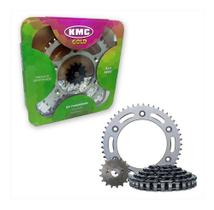 Kit Relação KMC Gold Honda Biz 125 S/ Retentor Kit Relação KMC Gold Honda Biz 125 S/ Retentor