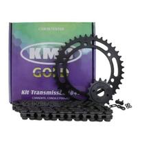 Kit Relação Kmc Nx 400 Falcon Com Retentor Aço1045 Reforçado