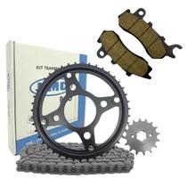 Kit Relação Kmc Titan Fan 160 2018 Em Diante Pastilha Scud