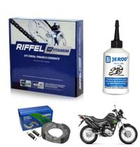 Kit Relação + Lona Cobreq Oleo Corrente Jerod Riffel Xtz 150 Crosser