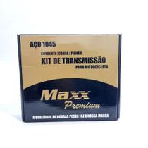 Kit Relação  Maxx Premium Cg 150/160 Com Retentor Aço 1045 - maxx pemim