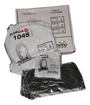 Kit relação moto Biz 100 ano 2003 35x15 aço 1045 Orig Pandão