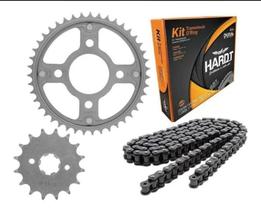 Kit Relação Nxr 160 Bros Xre 190 Corrente Com Retentor Honda - HARDT