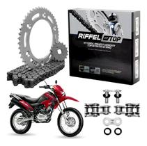 Kit Relação Nxr Bros 150 2003 A 2015 Com Retentor Riffel Kit Relação Nxr Bros 150 2003 A 2015 Com Retentor Riffel