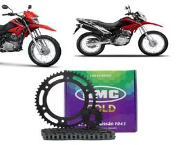 Kit Relação Nxr Bros 150 Kmc Gold C/ Retentor Kit Relação Nxr Bros 150 Kmc Gold C/ Retentor