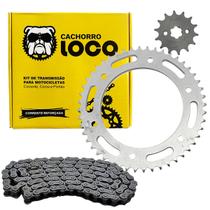 Kit Relação Nxr160 Bros 160 Xre 190 Cachorro Loco Aço 1045