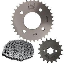 Kit Relação Reduzida Honda Cg/titan 83/99 Coroa 34 Pinhão 13 Kit Relação Reduzida Honda Cg/titan 83/99 Coroa 34 Pinhão 13