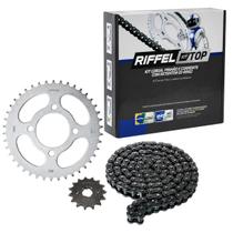 Kit Relação Riffel Bros 150 2003 A 2015 Com Retentor Kit Relação Riffel Bros 150 2003 A 2015 Com Retentor