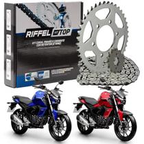 Kit Relaçao Riffel Com Retentor Yamaha Fazer Fz15 Abs 2022 2023 2024