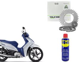 Kit Relação Scud Biz 125 + Desengripante Spray Lub Todas