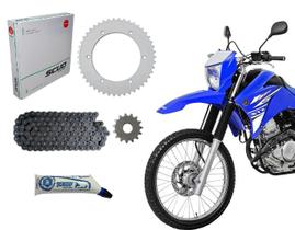 Kit Relação Scud Xtz Lander Tenere 250 + Graxa Branca Ano 2005 Até 2017