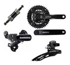 Kit Relação Shimano Bicicleta 21v Pedivela Cambios Movimento