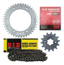 Kit Relação Street Did 428 Hs 128 Elos 41/14 Yamaha Fazer 150 Fz 15 2022 até 2024 Kit Relação Street Did 428 Hs 128 Elos 41/14 Yamaha Fazer 150 Fz 15 2022 até 2024