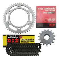 Kit Relação Street Did 428 Hxv 136 Elos 46/15 Yamaha Ys 250 Fazer 18/24