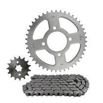 Kit Relação Suzuki Gsr 150 2011 A 2017 Sem Retentor Aço 1045 Kit Relação Suzuki Gsr 150 2011 A 2017 Sem Retentor Aço 1045