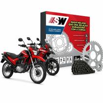 Kit Relação SW Honda Nxr Bros 160 Xre 190 Aço 1045 2015 2026 Kit Relação SW Honda Nxr Bros 160 Xre 190 Aço 1045 2015 2026
