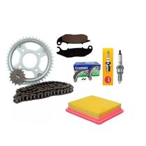 kit Relação Titan 150 fan 150 ex esd 2009/13 c/lona e filtro kit Relação Titan 150 fan 150 ex esd 2009/13 c/lona e filtro