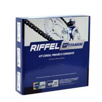 Kit Relação Titan 150 Riffel Fan 150 Tração Transmissão