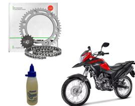 Kit Relação Tração Nxr 160 Bros Xre 190 + Polímero Sintético 2014 A 2022