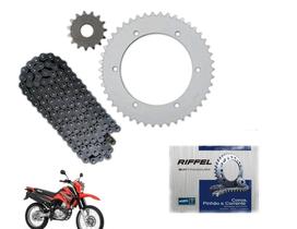 Kit Relação Tração Riffel Xtz 250 Lander Tenere 46D 15D 428hx130 71895