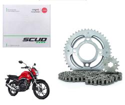 Kit Relação Tração Scud Cg Titan Fan 160 Cargo Start Ks Es Esd Ex 44D 15D 428HX118L 10530051 Kit Relação Tração Scud Cg Titan Fan 160 Cargo Start Ks Es Esd Ex 44D 15D 428HX118L 10530051