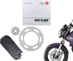 Kit Relação Tração Scud Fazer 250 2005 ~ 2017 45D 15D 428HX132L 10530028