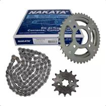 Kit Relação Tração Transmissão Cg 125 Fan Cargo 1995 A 2008 Original Nakata