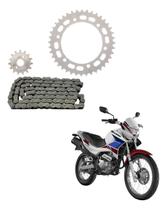 Kit Relação Tração Transmissão Com Retentor Nx Falcon 400 99 2000 2001 2002 2003 2004 2005 2006 2007 2008 Modelo Original