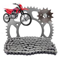Kit Relação Tração Transmissão Crf 250f Nacional Coroa 50 Dentes Pinhão 13 Corrente Sem Retentor Kit Relação Tração Transmissão Crf 250f Nacional Coroa 50 Dentes Pinhão 13 Corrente Sem Retentor