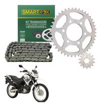 Kit Relação Tração Transmissão Xtz 150 Crosser Com Retentor 2014 2015 2016 2017 2018 2019 2020 2021 2022 2023 2024 2025 Modelo Original