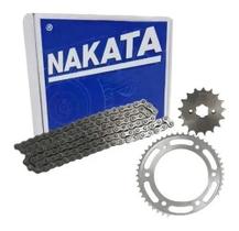 Kit Relação Transmissão Aço 1045 Original Nakata Honda Biz