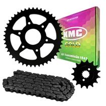 Kit Relação Transmissão Bajaj Dominar400 2022 2023 2024 2025 2026 Sem Retentor Kmc Gold Preta Kit Relação Transmissão Bajaj Dominar400 2022 2023 2024 2025 2026 Sem Retentor Kmc Gold Preta
