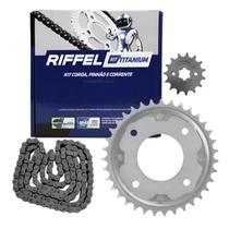 Kit Relação Transmissão Biz 100 1998 Á 2005 Riffel Titanium
