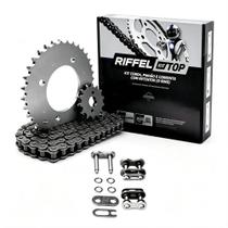 Kit Relação Transmissão Biz 110i Biz125 Biz 125 i Riffel Com Retentor Kit Relação Transmissão Biz 110i Biz125 Biz 125 i Riffel Com Retentor