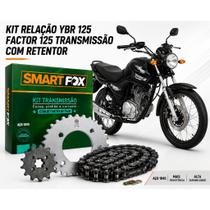KIT RELAÇÃO TRANSMISSÃO BIZ 125 2006 A 2024 POP 100 Com Retentor