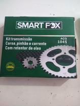 Kit relação/transmissão Biz 125/Pop 100 com retentor -SmartFox