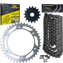 Kit Relação Transmissão BMW G310 R 2016 a 2025 Com Retentor Reforçado Aço 1045 Durag + Maxx Premium