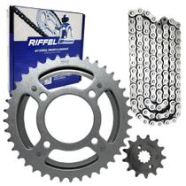 Kit Relação Transmissão Cbx 250F Twister 2016 a 2022 Riffel