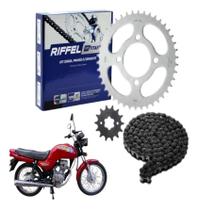 Kit Relação Transmissão Cg Titan 125 83 A 99 Original Riffel