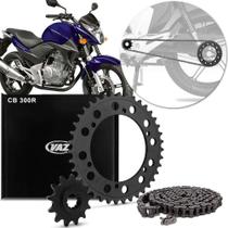Kit Relação Transmissão Com Retentor Honda CB 300 2009 A 2015 Vaz Xtreme H03971X