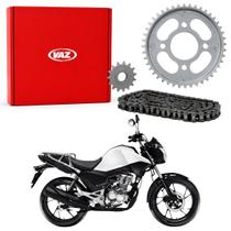 Kit Relação Transmissão Completo Cargo Fan125 Cg 125 Fan