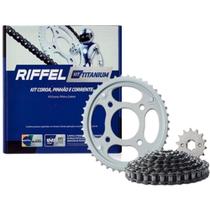 Kit Relação Transmissão Completo Cg Titan 160 Cinza - RIFFEL Kit Relação Transmissão Completo Cg Titan 160 Cinza - RIFFEL