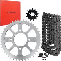 Kit Relação Transmissão Dafra Apache 150 2010 a 2015 Com Retentor Vaz+Maxx Premium