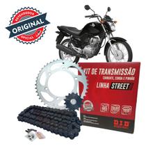 Kit Relação Transmissão Did C/ Retentor CG 150 Titan 150 Fan 150 Cargo 150 (04-15) 43/16T (428hxv-118) Kit Relação Transmissão Did C/ Retentor CG 150 Titan 150 Fan 150 Cargo 150 (04-15) 43/16T (428hxv-118)