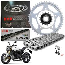Kit relação transmissão did extra premium com retentor honda cb600f hornet 2008 - 2014 43d/16t
