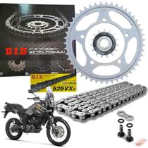 Kit relação transmissão did premium yamaha teneré 660z 2008 a 2015 45/15t 520vx3-112zb Kit relação transmissão did premium yamaha teneré 660z 2008 a 2015 45/15t 520vx3-112zb