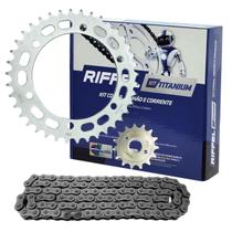 Kit Relação Transmissão Falcon Nx400 Riffel Aço 1045